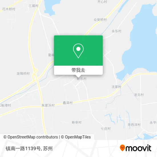 镇南一路1139号地图