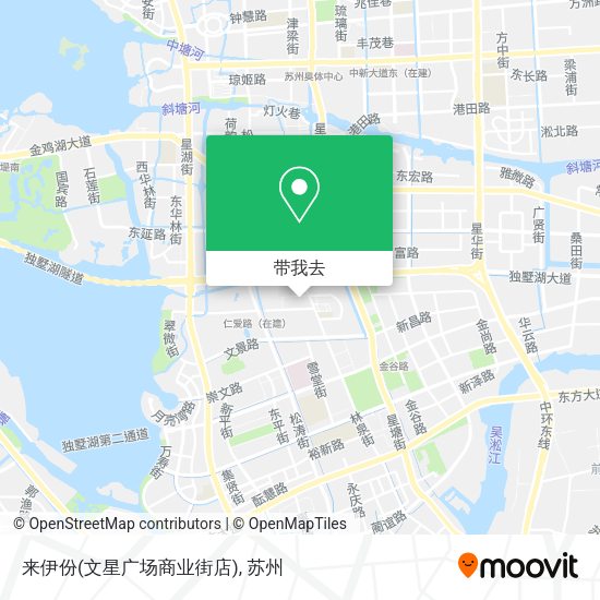来伊份(文星广场商业街店)地图