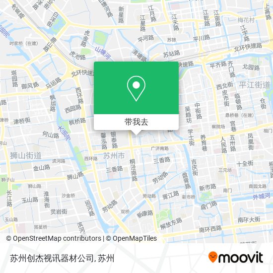 苏州创杰视讯器材公司地图