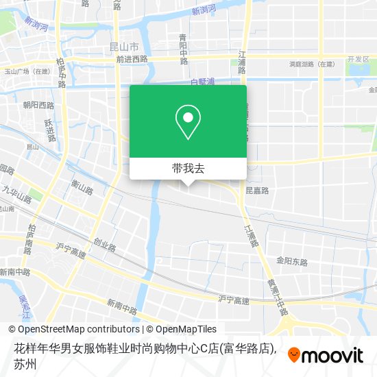 花样年华男女服饰鞋业时尚购物中心C店(富华路店)地图