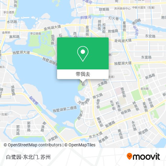 白鹭园-东北门地图