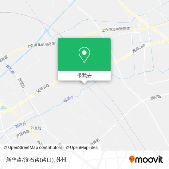 新华路/滨石路(路口)地图
