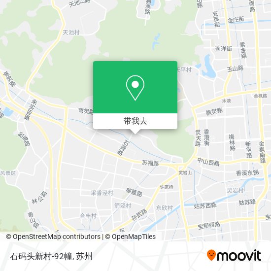 石码头新村-92幢地图