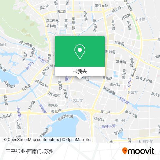三平纸业-西南门地图