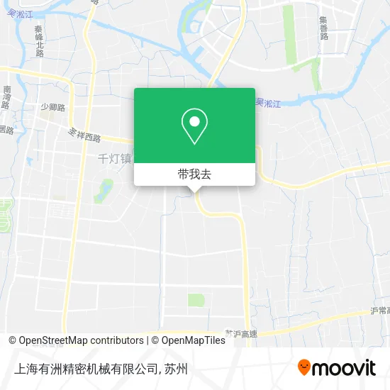 上海有洲精密机械有限公司地图
