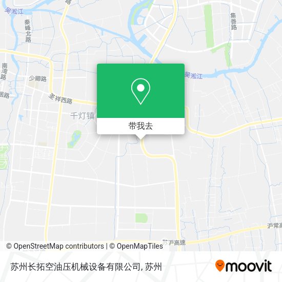 苏州长拓空油压机械设备有限公司地图