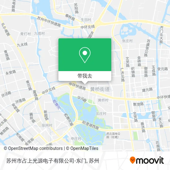 苏州市占上光源电子有限公司-东门地图