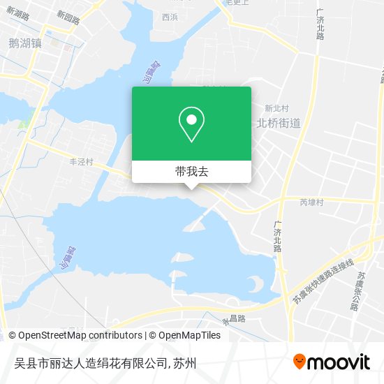 吴县市丽达人造绢花有限公司地图