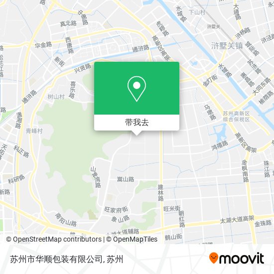 苏州市华顺包装有限公司地图