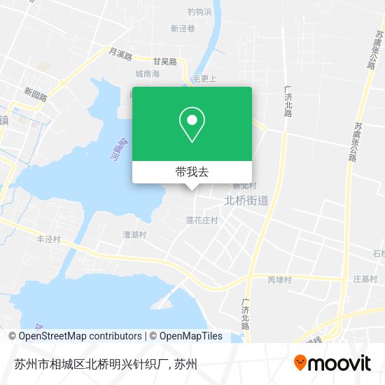苏州市相城区北桥明兴针织厂地图