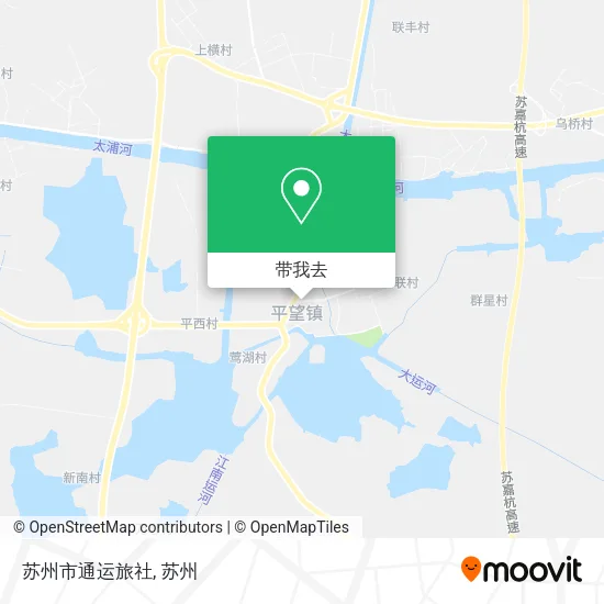 苏州市通运旅社地图