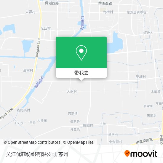 吴江优菲纺织有限公司地图