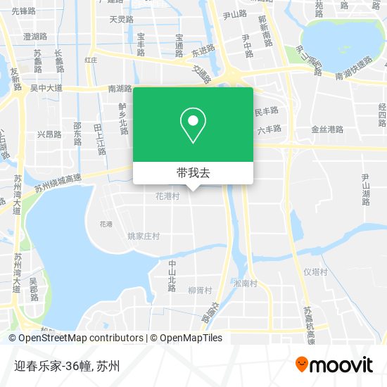 迎春乐家-36幢地图