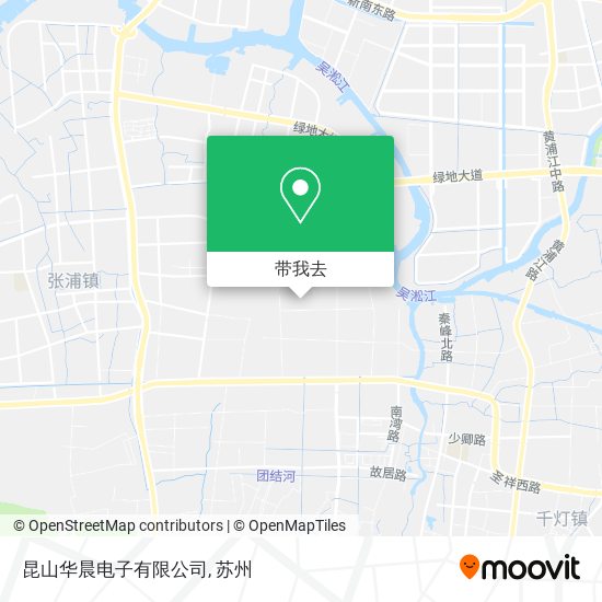 昆山华晨电子有限公司地图