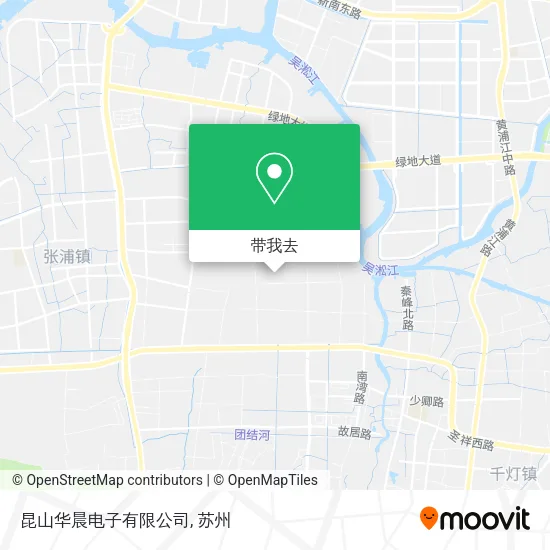 昆山华晨电子有限公司地图