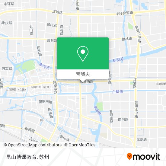 昆山博课教育地图