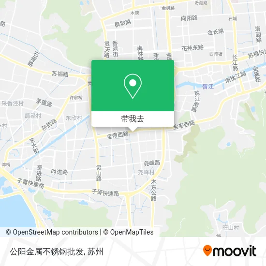 公阳金属不锈钢批发地图