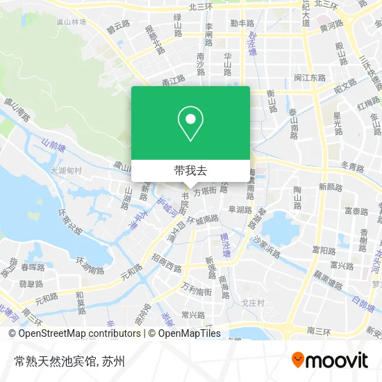 常熟天然池宾馆地图