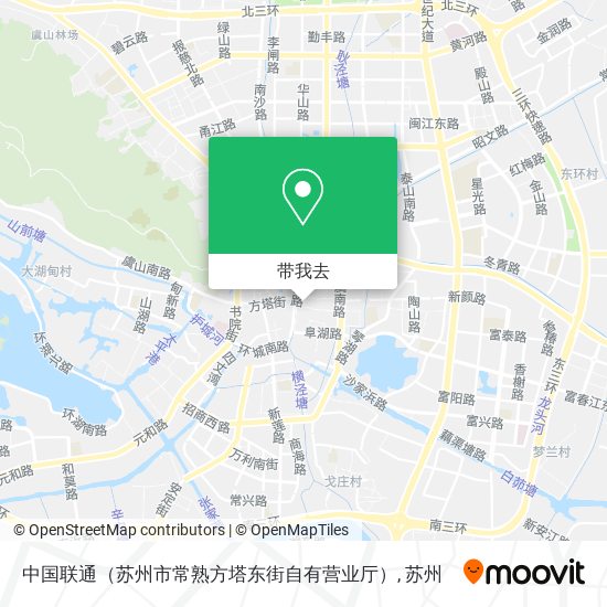 中国联通（苏州市常熟方塔东街自有营业厅）地图