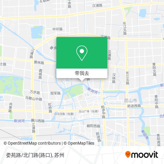 娄苑路/北门路(路口)地图