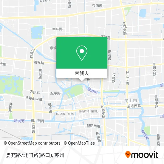 娄苑路/北门路(路口)地图