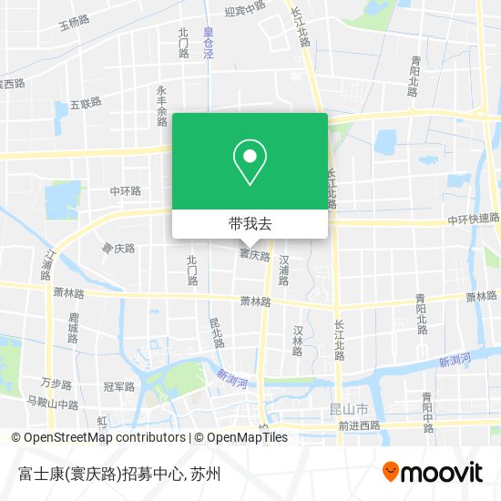 富士康(寰庆路)招募中心地图