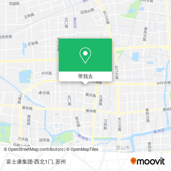 富士康集团-西北1门地图