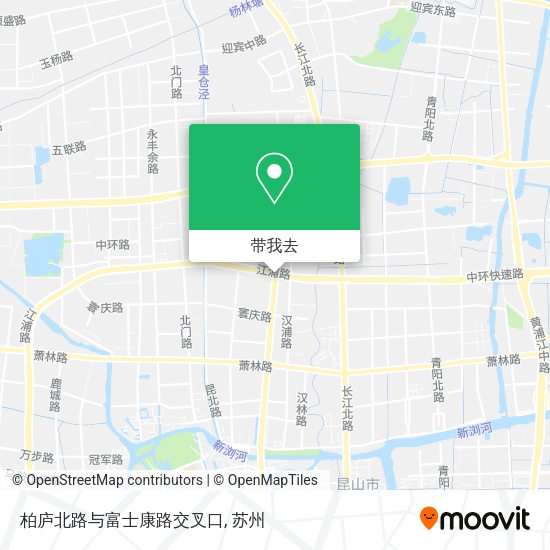 柏庐北路与富士康路交叉口地图