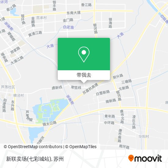 新联卖场(七彩城站)地图