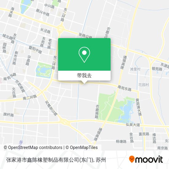 张家港市鑫陈橡塑制品有限公司(东门)地图