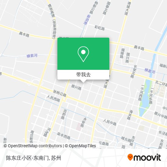 陈东庄小区-东南门地图
