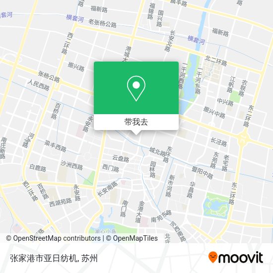 张家港市亚日纺机地图
