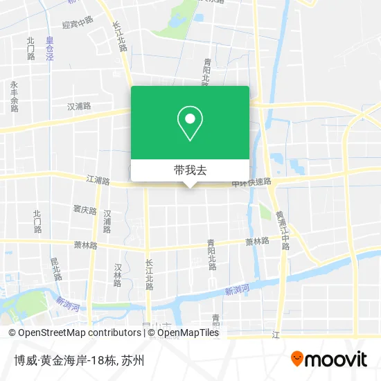 博威·黄金海岸-18栋地图