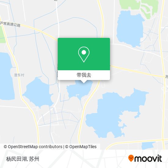 杨民田湖地图