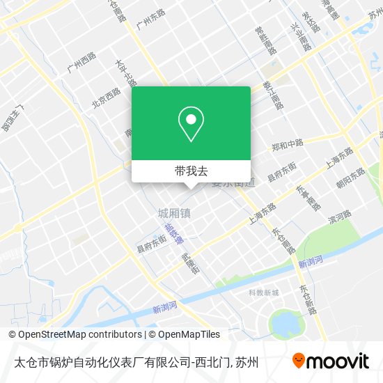 太仓市锅炉自动化仪表厂有限公司-西北门地图