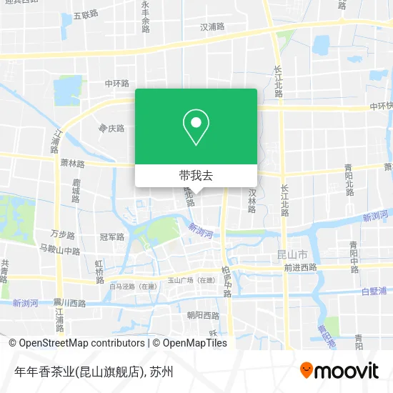 年年香茶业(昆山旗舰店)地图