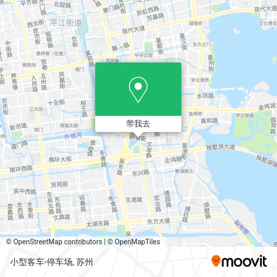 小型客车-停车场地图