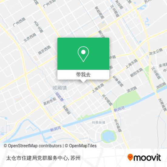 太仓市住建局党群服务中心地图
