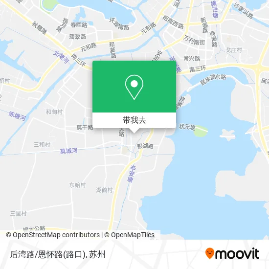 后湾路/恩怀路(路口)地图