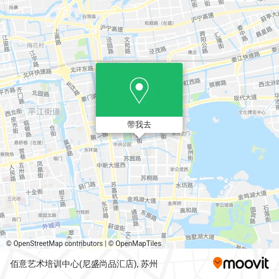 佰意艺术培训中心(尼盛尚品汇店)地图