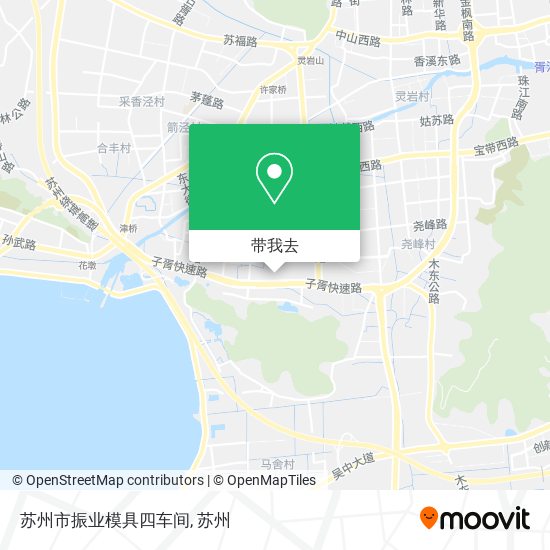 苏州市振业模具四车间地图