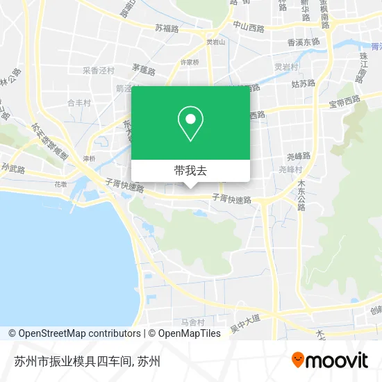 苏州市振业模具四车间地图