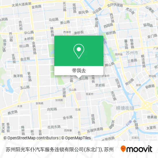 苏州阳光车仆汽车服务连锁有限公司(东北门)地图