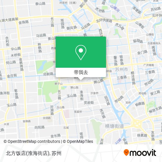 北方饭店(淮海街店)地图