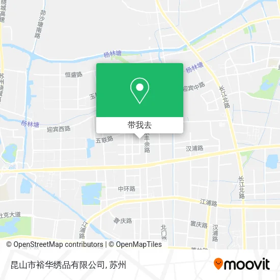 昆山市裕华绣品有限公司地图