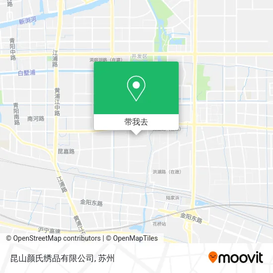 昆山颜氏绣品有限公司地图