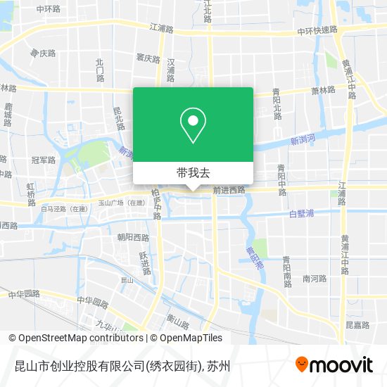 昆山市创业控股有限公司(绣衣园街)地图