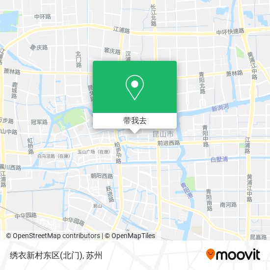 绣衣新村东区(北门)地图