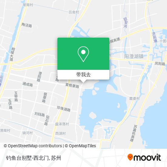 钓鱼台别墅-西北门地图