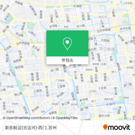 新苏航运(古运河)-西门地图